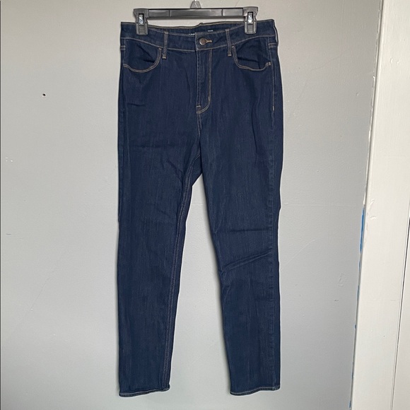 Old Navy Denim - Old Navy W’s size 10 dark wash high rise straight denim jeans normcore capsule